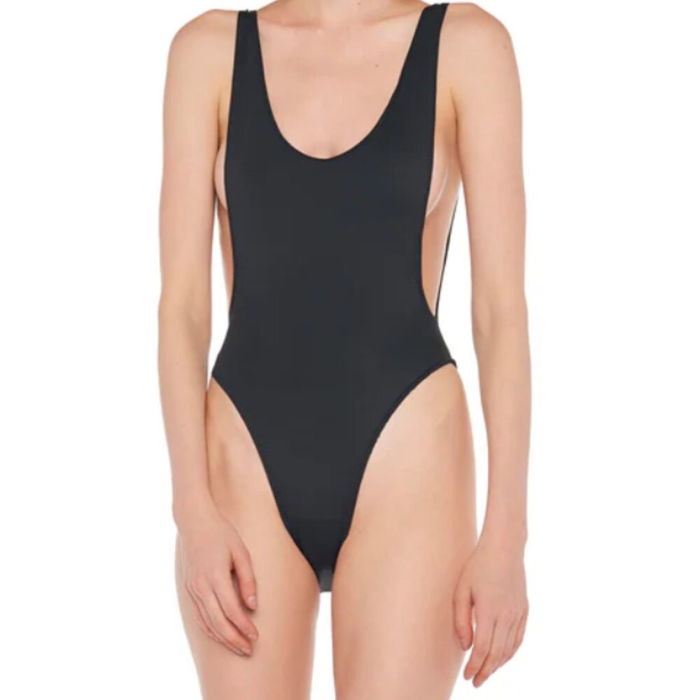 NORMA KAMALI MARISSA ONE PIECE IN BLACK, NWT